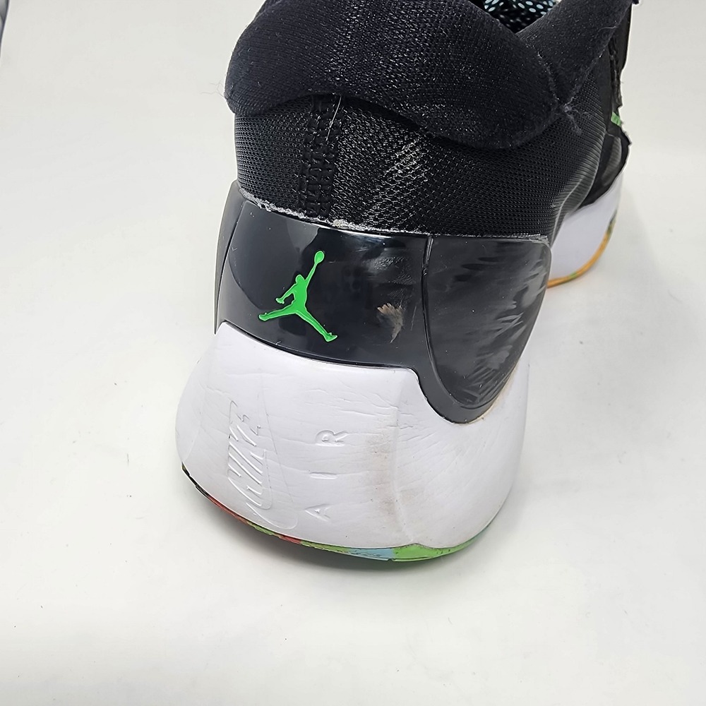 Nike Air Jordan Zoom Separate Black White Green Strike Shoe Men 8.5 DH0249 030 - Picture 6 of 9